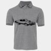 JB's  BIRDS EYE POLO   CHARCOAL - S Thumbnail