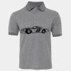 JB's  BIRDS EYE POLO   CHARCOAL - S Thumbnail
