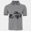 JB's  BIRDS EYE POLO   CHARCOAL - S Thumbnail