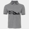 JB's  BIRDS EYE POLO   CHARCOAL - S Thumbnail