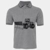 JB's  BIRDS EYE POLO   CHARCOAL - S Thumbnail