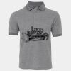 JB's  BIRDS EYE POLO   CHARCOAL - S Thumbnail