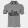 JB's  BIRDS EYE POLO   CHARCOAL - S Thumbnail