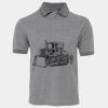 JB's  BIRDS EYE POLO   CHARCOAL - S Thumbnail