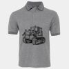 JB's  BIRDS EYE POLO   CHARCOAL - S Thumbnail