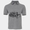 JB's  BIRDS EYE POLO   CHARCOAL - S Thumbnail