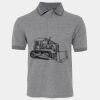 JB's  BIRDS EYE POLO   CHARCOAL - S Thumbnail