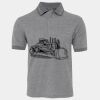 JB's  BIRDS EYE POLO   CHARCOAL - S Thumbnail