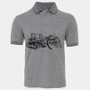 JB's  BIRDS EYE POLO   CHARCOAL - S Thumbnail