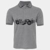 JB's  BIRDS EYE POLO   CHARCOAL - S Thumbnail