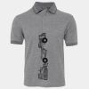 JB's  BIRDS EYE POLO   CHARCOAL - S Thumbnail