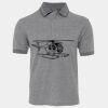 JB's  BIRDS EYE POLO   CHARCOAL - S Thumbnail