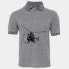 JB's  BIRDS EYE POLO   CHARCOAL - S Thumbnail
