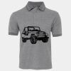 JB's  BIRDS EYE POLO   CHARCOAL - S Thumbnail