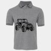 JB's  BIRDS EYE POLO   CHARCOAL - S Thumbnail