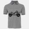 JB's  BIRDS EYE POLO   CHARCOAL - S Thumbnail