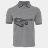 JB's  BIRDS EYE POLO   CHARCOAL - S Thumbnail