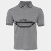 JB's  BIRDS EYE POLO   CHARCOAL - S Thumbnail