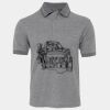 JB's  BIRDS EYE POLO   CHARCOAL - S Thumbnail