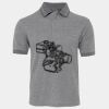 JB's  BIRDS EYE POLO   CHARCOAL - S Thumbnail