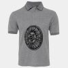 JB's  BIRDS EYE POLO   CHARCOAL - S Thumbnail