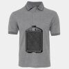 JB's  BIRDS EYE POLO   CHARCOAL - S Thumbnail