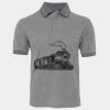 JB's  BIRDS EYE POLO   CHARCOAL - S Thumbnail