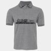 JB's  BIRDS EYE POLO   CHARCOAL - S Thumbnail