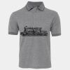 JB's  BIRDS EYE POLO   CHARCOAL - S Thumbnail