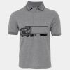JB's  BIRDS EYE POLO   CHARCOAL - S Thumbnail