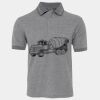 JB's  BIRDS EYE POLO   CHARCOAL - S Thumbnail