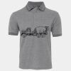 JB's  BIRDS EYE POLO   CHARCOAL - S Thumbnail