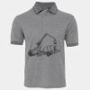 JB's  BIRDS EYE POLO   CHARCOAL - S Thumbnail