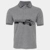 JB's  BIRDS EYE POLO   CHARCOAL - S Thumbnail
