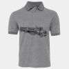 JB's  BIRDS EYE POLO   CHARCOAL - S Thumbnail