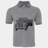 JB's  BIRDS EYE POLO   CHARCOAL - S Thumbnail
