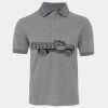 JB's  BIRDS EYE POLO   CHARCOAL - S Thumbnail