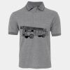 JB's  BIRDS EYE POLO   CHARCOAL - S Thumbnail