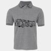 JB's  BIRDS EYE POLO   CHARCOAL - S Thumbnail