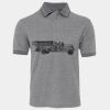 JB's  BIRDS EYE POLO   CHARCOAL - S Thumbnail