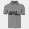 JB's  BIRDS EYE POLO   CHARCOAL - S Thumbnail