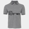 JB's  BIRDS EYE POLO   CHARCOAL - S Thumbnail