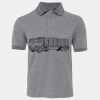 JB's  BIRDS EYE POLO   CHARCOAL - S Thumbnail