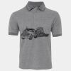 JB's  BIRDS EYE POLO   CHARCOAL - S Thumbnail