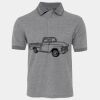 JB's  BIRDS EYE POLO   CHARCOAL - S Thumbnail