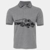 JB's  BIRDS EYE POLO   CHARCOAL - S Thumbnail