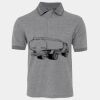 JB's  BIRDS EYE POLO   CHARCOAL - S Thumbnail
