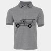 JB's  BIRDS EYE POLO   CHARCOAL - S Thumbnail