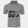 JB's  BIRDS EYE POLO   CHARCOAL - S Thumbnail