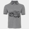 JB's  BIRDS EYE POLO   CHARCOAL - S Thumbnail